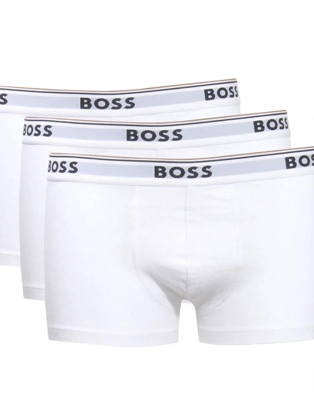 Hugo Boss Men’s size XXL Power Boxer trunk 3 Pack White cotton Blend stretch New
